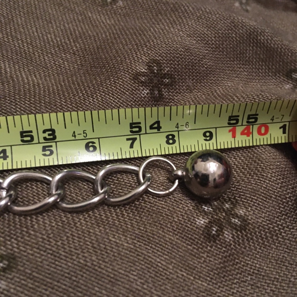 Silver Chain Link Necklace - Picture 8 of 8